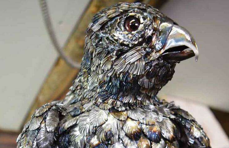 全球钣金新闻-金属制造狂:焊工制作动物的金属钣金